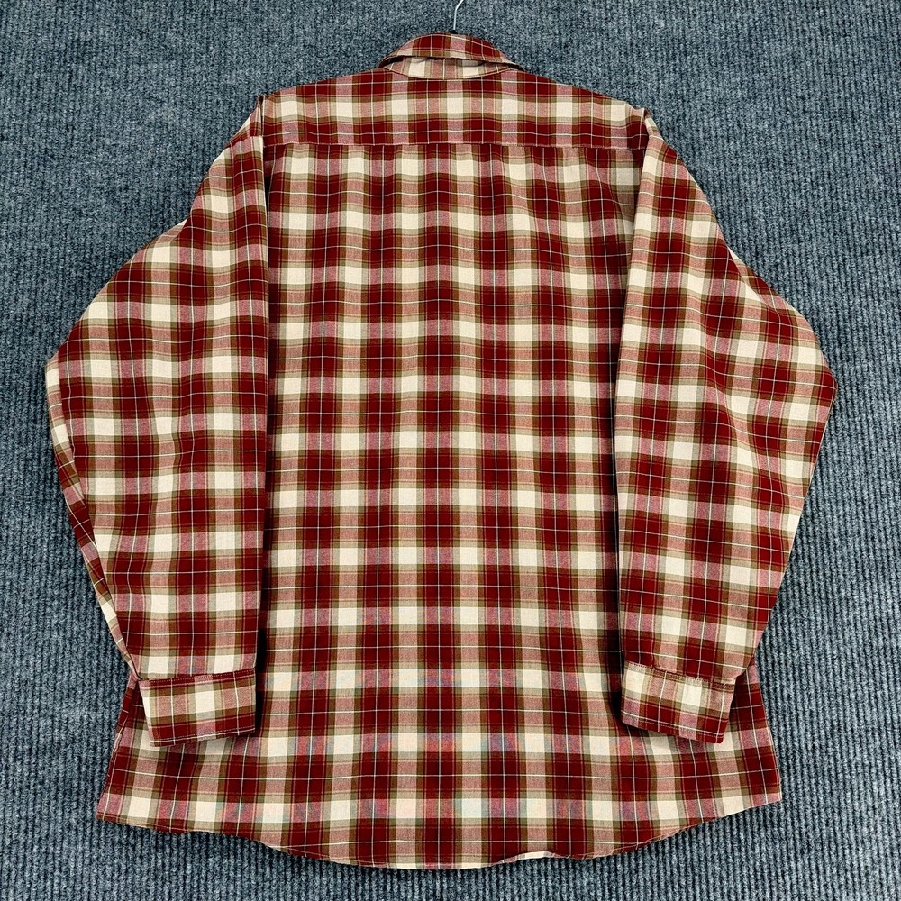 Vintage Big Mac plaid work shirt XL Tall made in USA oversized 90s - Picture 4 of 8